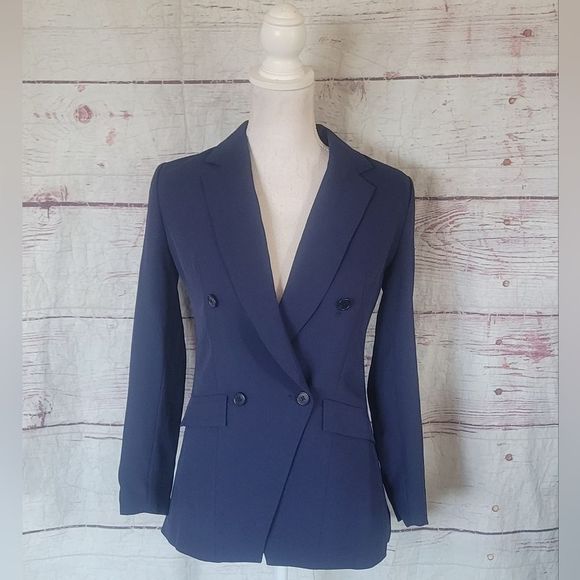 J. Crew Jackets & Blazers - J. Crew Double Breasted Blazer Size 00 Petite NWT